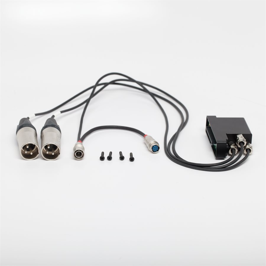 Sound Devices XLR adapter for A10-RX and A20-RX Conversion