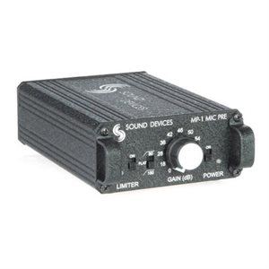 SOUND DEVICES Battery-powered single-channel microphone preamplifier