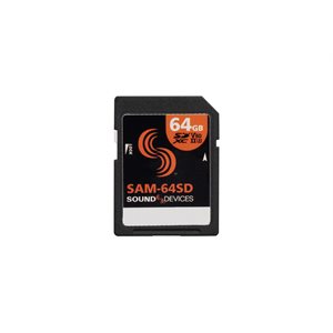 Sound Devices SAM-64SD Card 64GB SDXC
