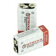 Stryka 9V 525mAh Lithium Polymer Rechargeable Battery