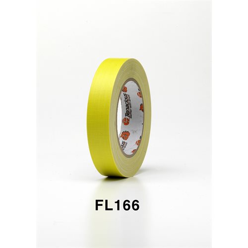 Tenacious FL166 Fluoro Yellow Cloth Matt Tape 48mm x 25m
