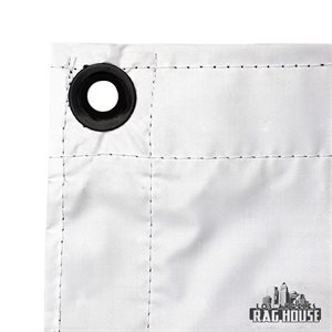 LA Rag House Textile 8x12' Ultrabounce Black / White