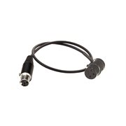 AMBIENT Microphone input cable f. UMP II, short XLR-3F 90°