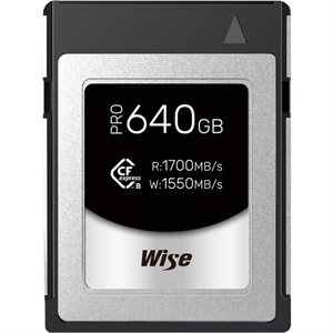 Wise Advanced 640GB CFX-B Series CFexpress Type B Memory Card