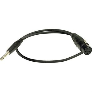 AMBIENT Adapter cable 1 / 4" TRS plug to XLR-3F