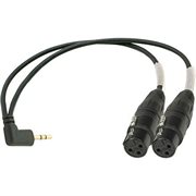 AMBIENT Adapter cable 2,5 mm TRS plug to 2x XLR-3F