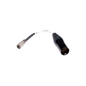 Sound Devices XL-H4 Power adapter cable, 4-pin XLR-M to 4-pin Hirose, 152mm