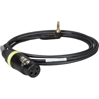 AMBIENT Adapter cable XLR-3F to 1 / 8" plug right angle